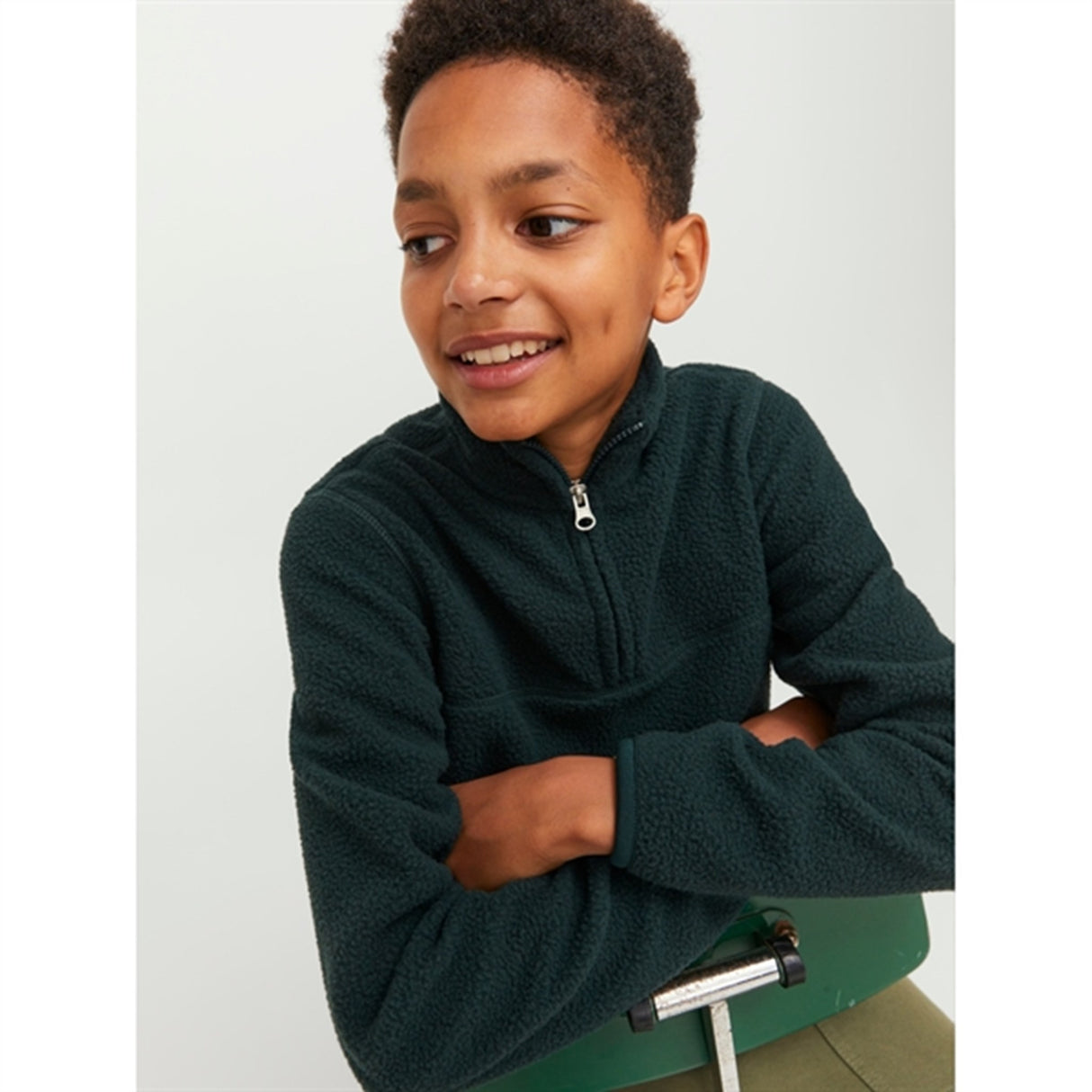 Jack & Jones Junior Magical Forest Hays Halfzip Fleece Jacka 3