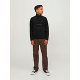 Jack & Jones Junior Black Hays Halfzip Fleece Jacka 4