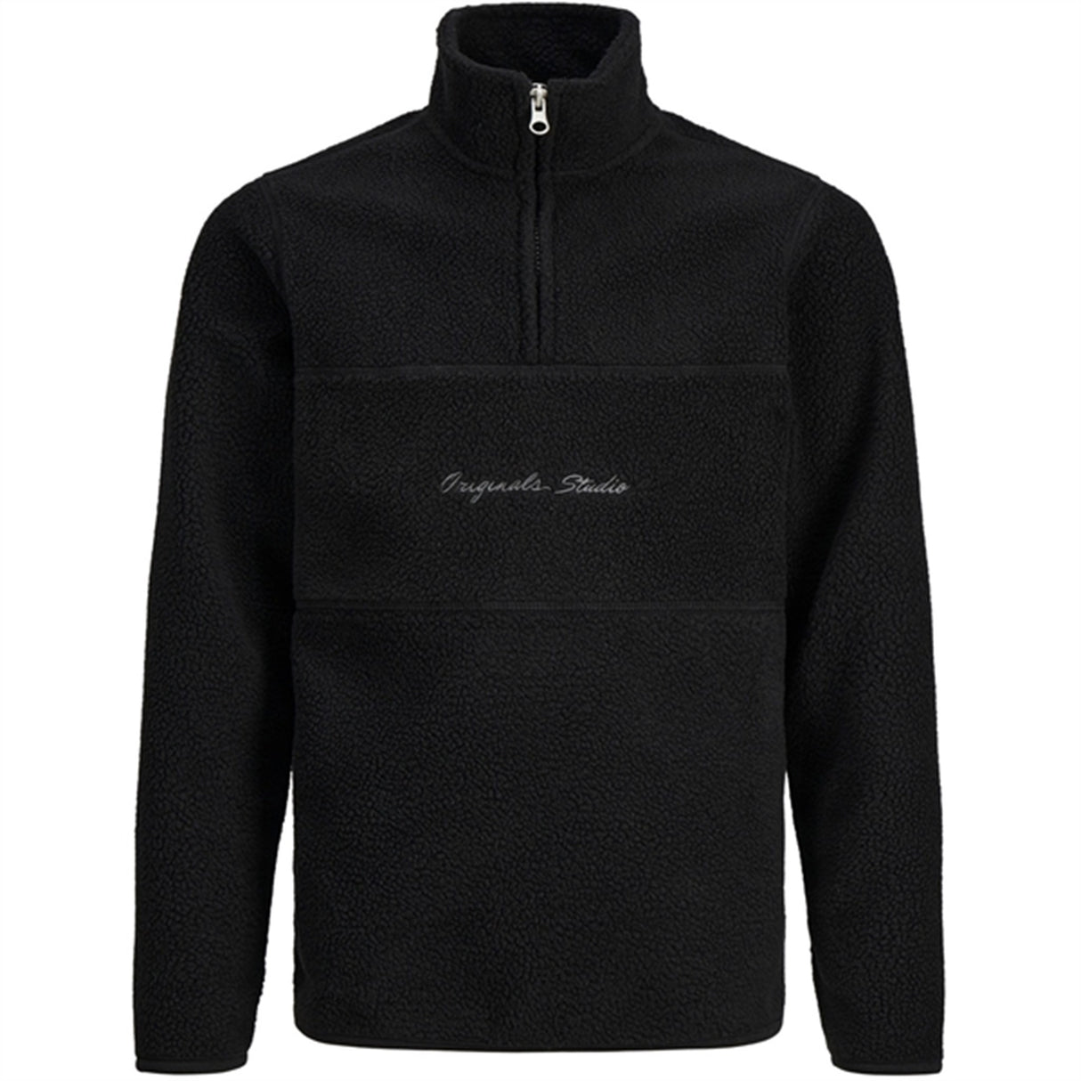 Jack & Jones Junior Black Hays Halfzip Fleece Jacka