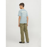 Jack & Jones Junior Gray Mist Jorsantorini Back T-Shirt 6