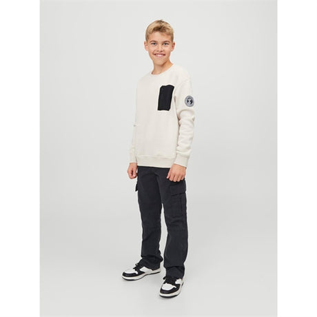 Jack & Jones Junior Black Kane Harlow Cargo Byxor Noos