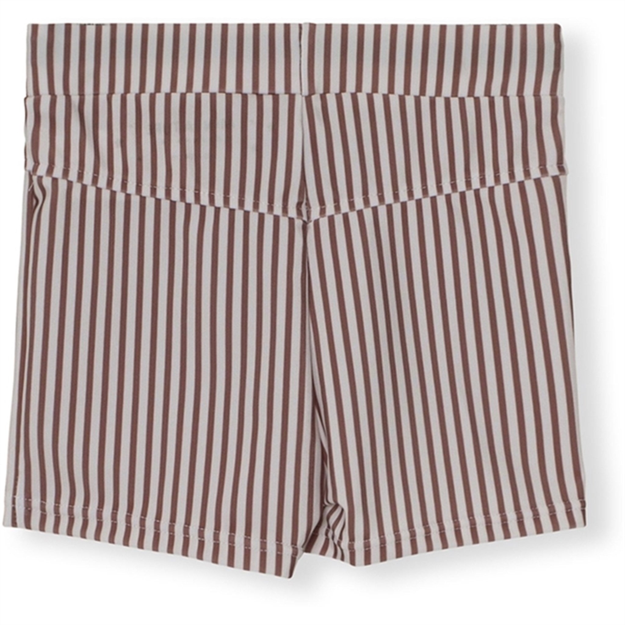 MINI A TURE Gerryan Printed UV50 Badeshorts Acorn Brown Stripes 2