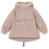 MINI A TURE Baby Vito Forårs Anorak m/Fleece Foer Rose Smoke