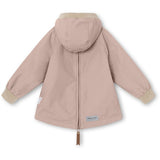 MINI A TURE Baby Vito Forårs Anorak m/Fleece Foer Rose Smoke 3