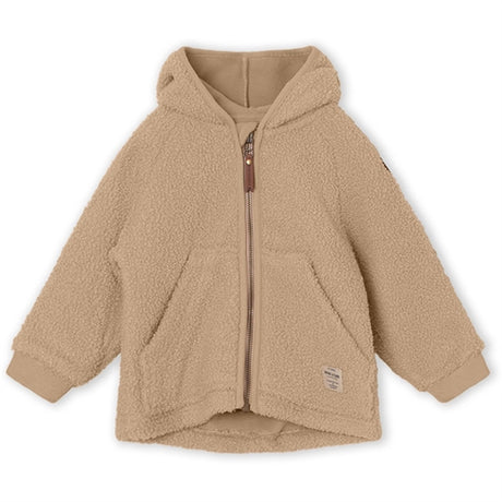 MINI A TURE Liff Teddy Fleece Jacka Savannah Tan