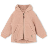 MINI A TURE Liff Teddy Fleece Jacka Rose Dust