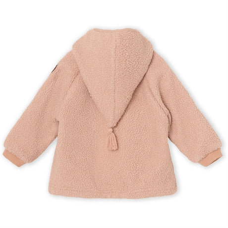 MINI A TURE Liff Teddy Fleece Jacka Rose Dust 2