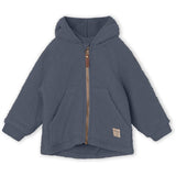 MINI A TURE Liff Teddy Fleece Jacka Ombre Blue