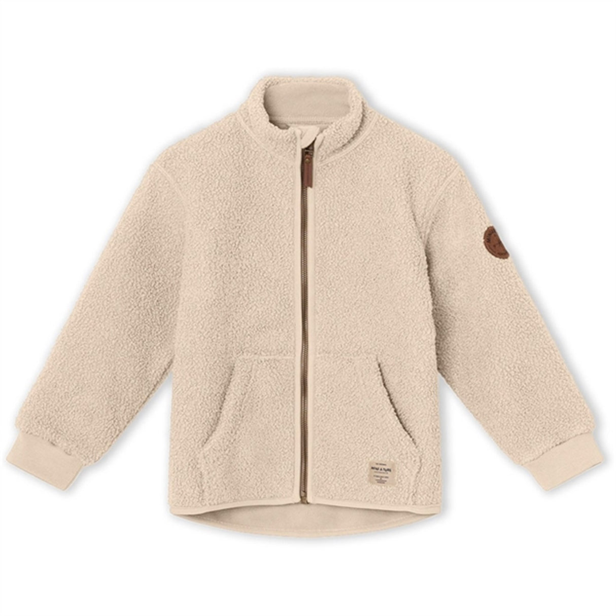 MINI A TURE Saleh Teddy Fleece Jacka Sand Dollar