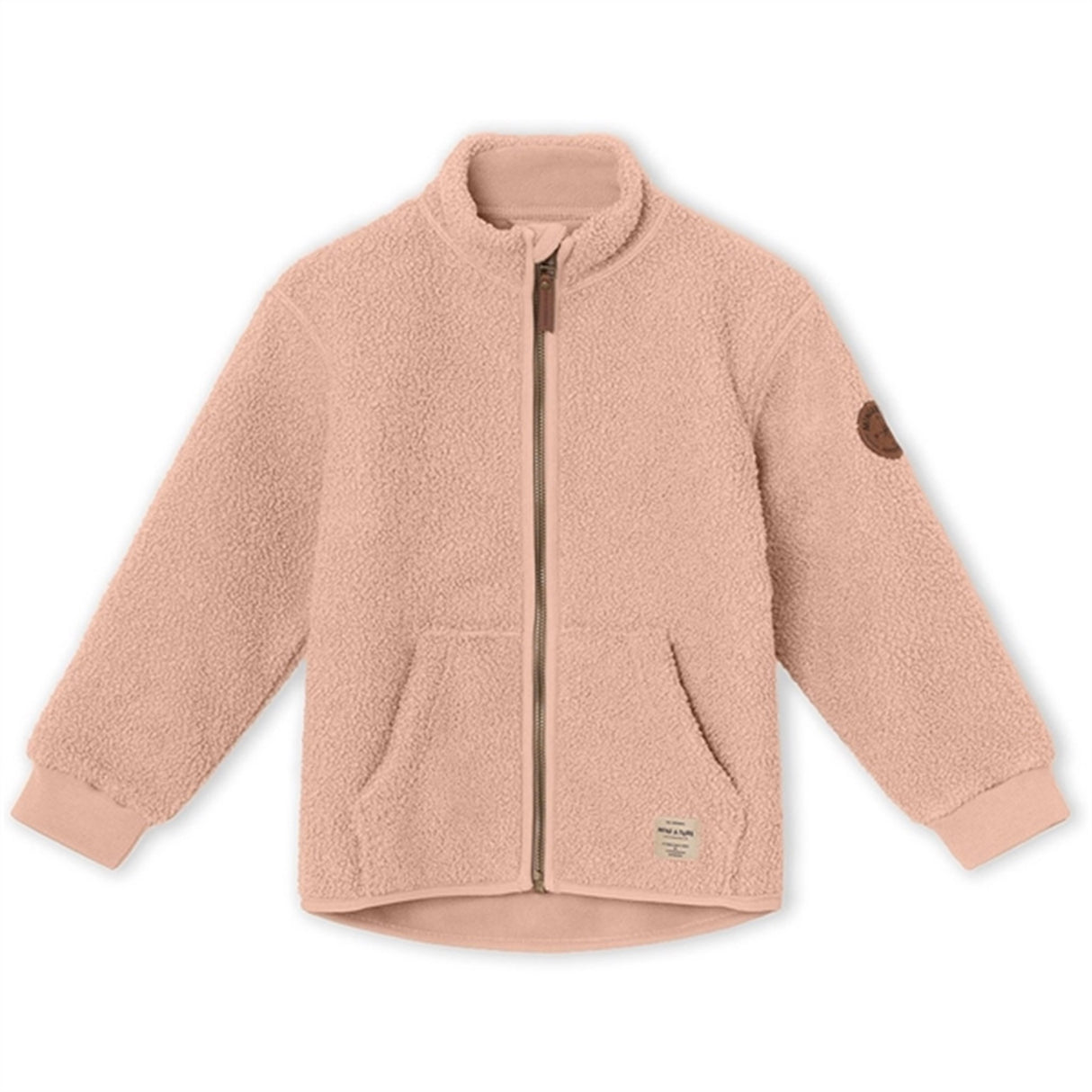 MINI A TURE Saleh Teddy Fleece Jacka Rose Dust