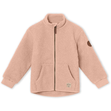 MINI A TURE Saleh Teddy Fleece Jacka Rose Dust