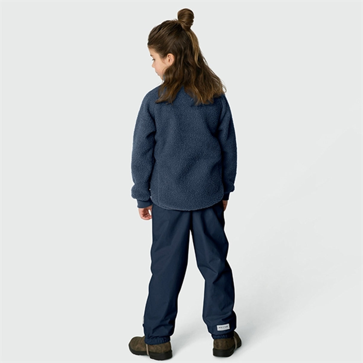 MINI A TURE Saleh Teddy Fleece Jacka Ombre Blue 5