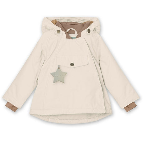 MINI A TURE Wang Fleece Vinterjacka Angora Cream