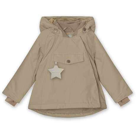 MINI A TURE Wang Fleece Vinterjacka Savannah Tan