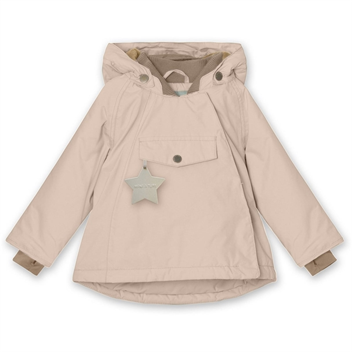 MINI A TURE Wang Fleece Vinterjacka Rose Dust