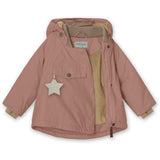 MINI A TURE Wang Fleece Vinterjacka Wood Rose 3