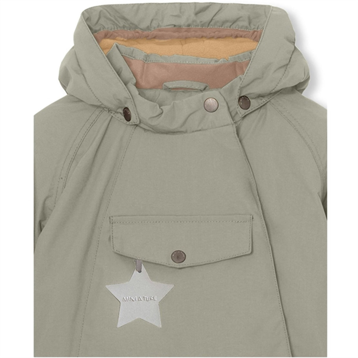 MINI A TURE Wang Fleece Vinterjacka Vert 5