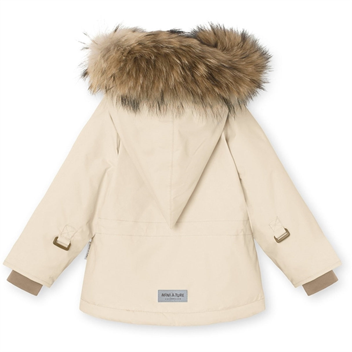 MINI A TURE Wang Fleece Fur Vinterjacka Angora Cream 5