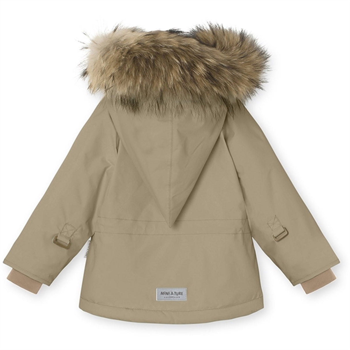 MINI A TURE Wang Fleece Fur Vinterjacka Savannah Tan 5