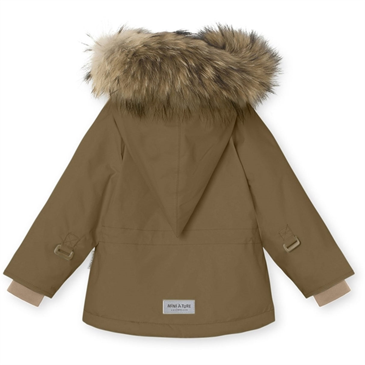 MINI A TURE Wang Fleece Fur Vinterjacka Wood 5