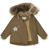 MINI A TURE Wang Fleece Fur Vinterjacka Wood 3