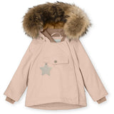 MINI A TURE Wang Fleece Fur Vinterjacka Rose Dust