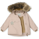 MINI A TURE Wang Fleece Fur Vinterjacka Rose Dust 3