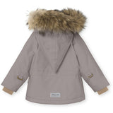 MINI A TURE Wang Fleece Fur Vinterjacka Zinc Purple 4