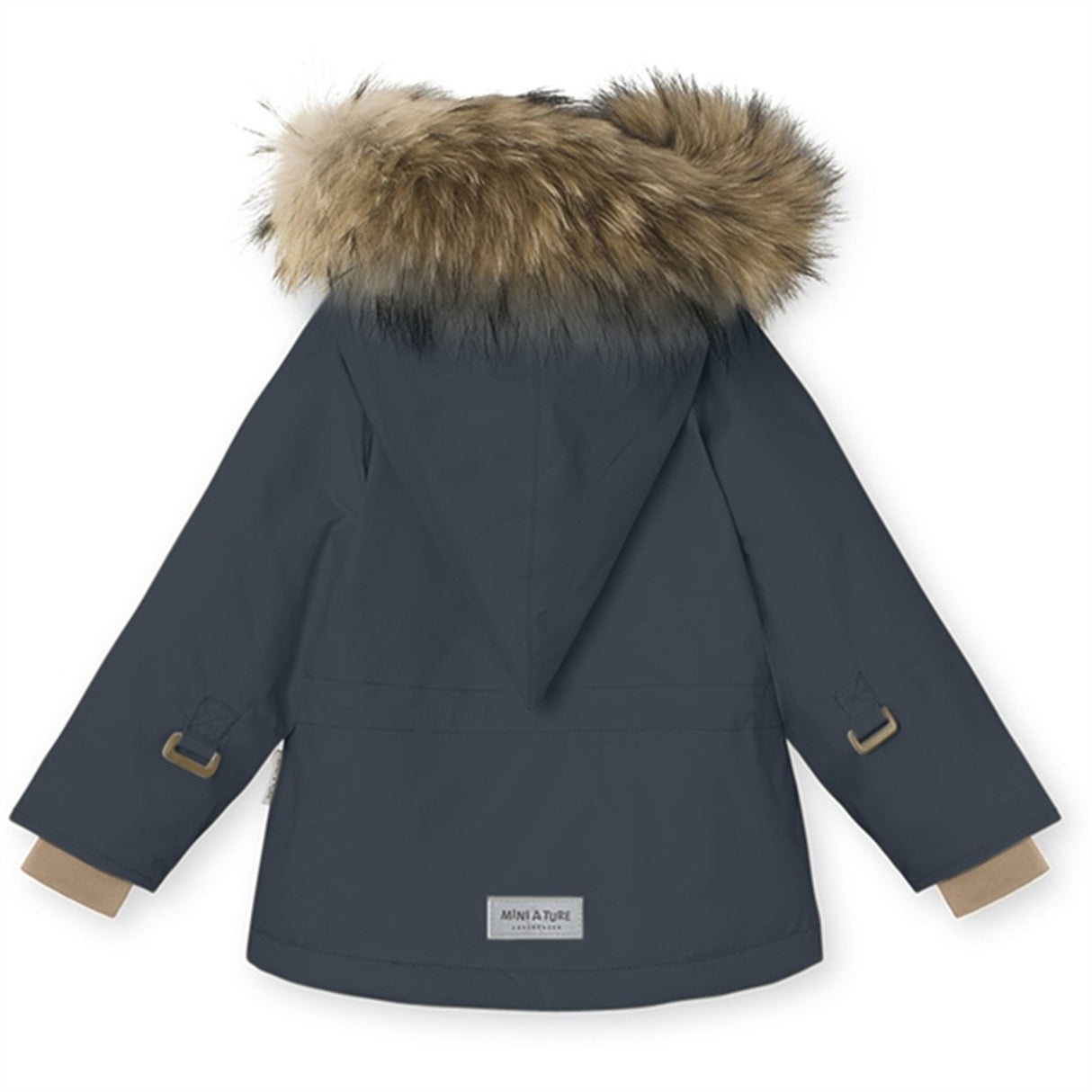 MINI A TURE Wang Fleece Fur Vinterjacka Blue Nights 4