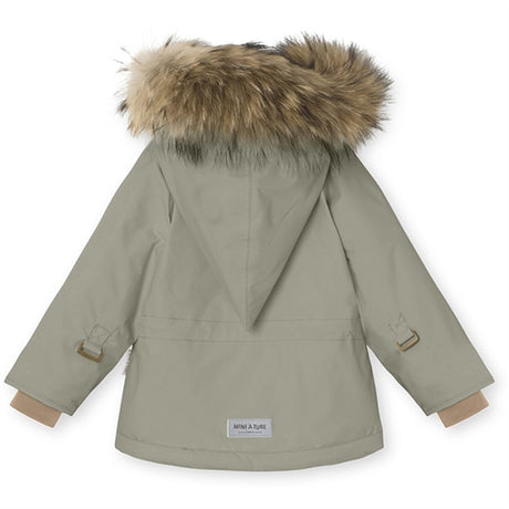 MINI A TURE Wang Fleece Fur Vinterjacka Vert 2