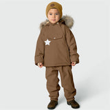 MINI A TURE Wang Fleece Fur Vinterjacka Wood 6