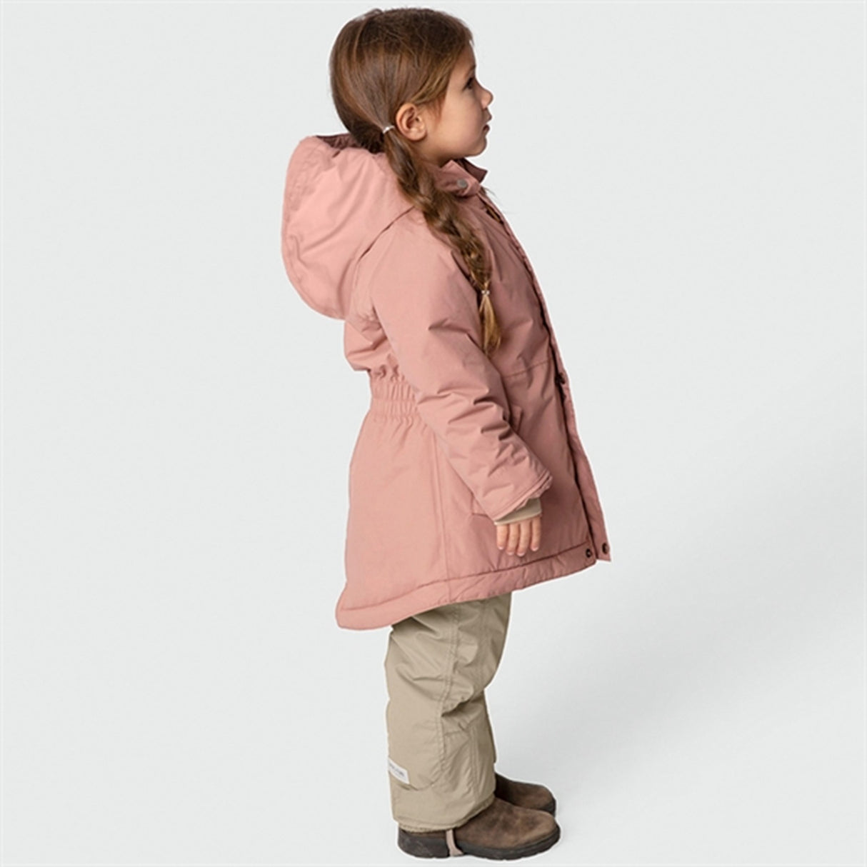 MINI A TURE Vikana Fleece Vinterjacka Wood Rose 6