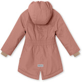 MINI A TURE Vikana Fleece Vinterjacka Wood Rose 2