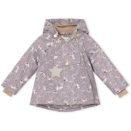 MINI A TURE Wang Fleece Printed Vinterjacka Autumn Flower Field