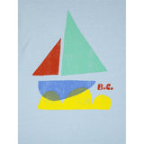 Bobo Choses Light Blue Multicolor Sail Boat T-Shirt 3