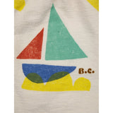 Bobo Choses White Multicolor Sail Boat All Över Bermuda Shorts 3