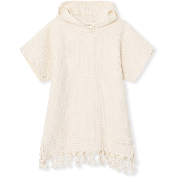 MINI A TURE Cansu Poncho Papyrus White