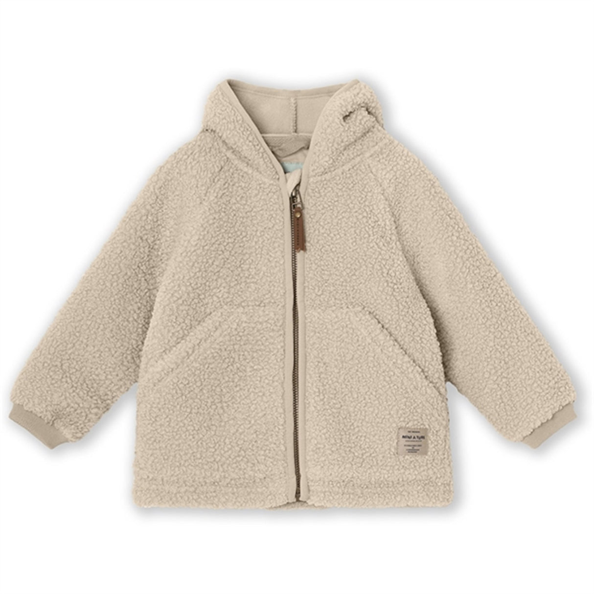 MINI A TURE LIFF Teddy Fleece  Jacka Sesame