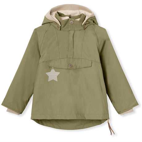 MINI A TURE VITORIO Vår Anorak m/Fleecefoder Aloe Green