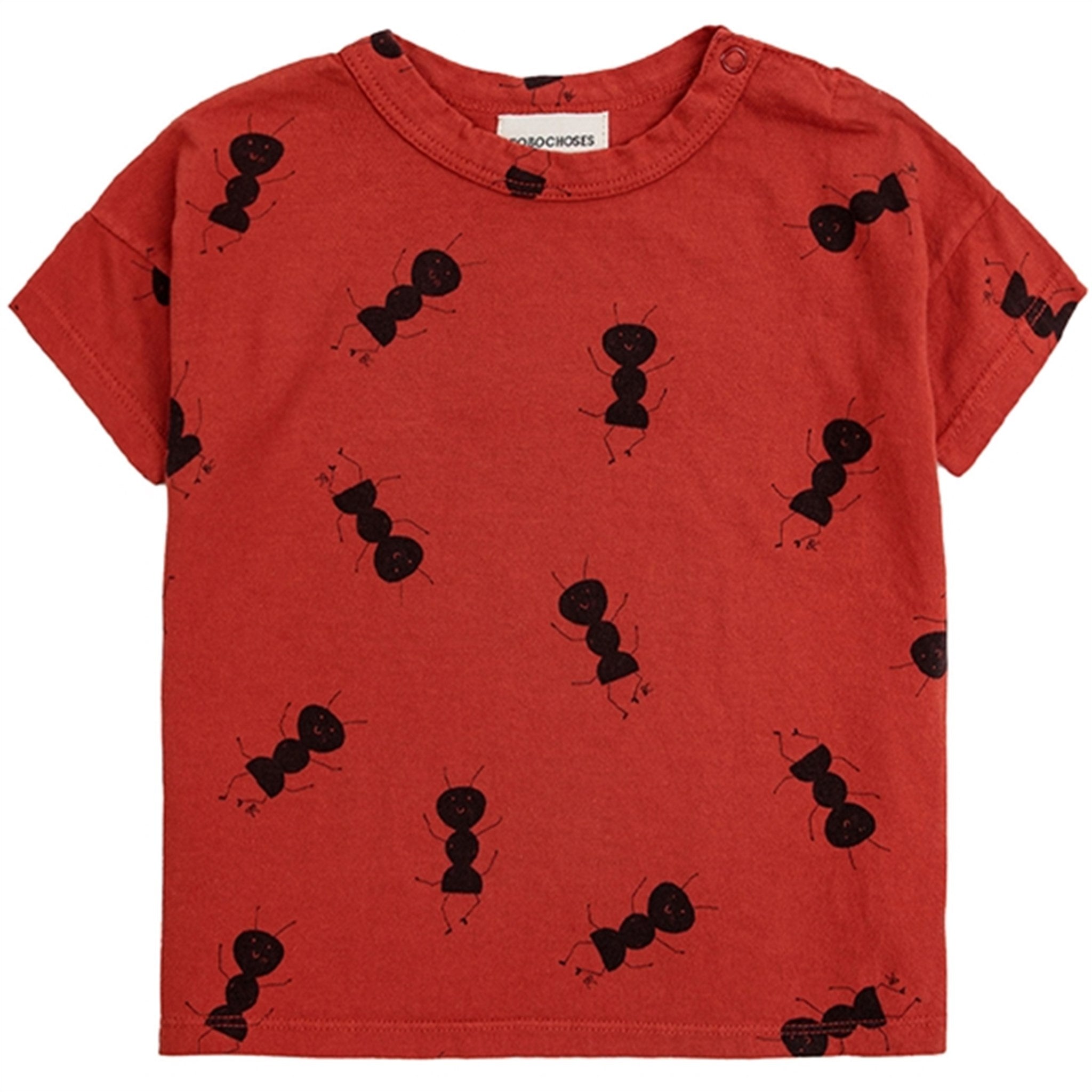 Bobo Choses Bebis Ant All Över T-Shirt Burgundy Red