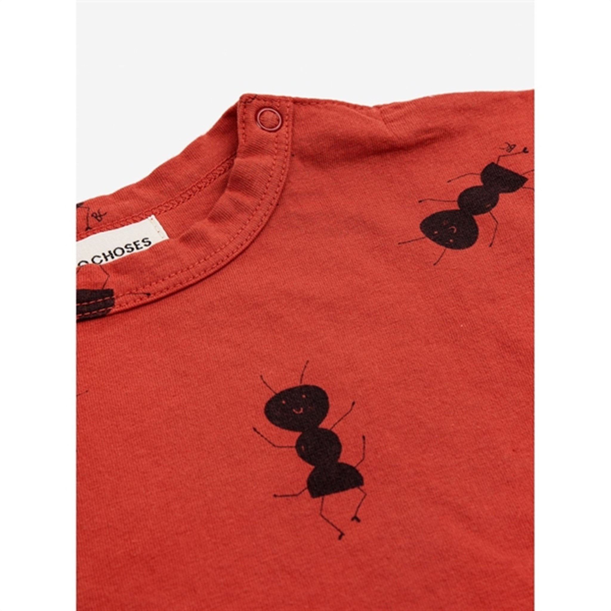 Bobo Choses Bebis Ant All Över T-Shirt Burgundy Red 2