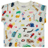 Bobo Choses Bebis Funny Insects All Över T-Shirt Offwhite