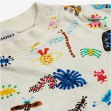 Bobo Choses Bebis Funny Insects All Över T-Shirt Offwhite 4