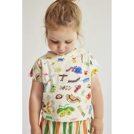 Bobo Choses Bebis Funny Insects All Över T-Shirt Offwhite 2