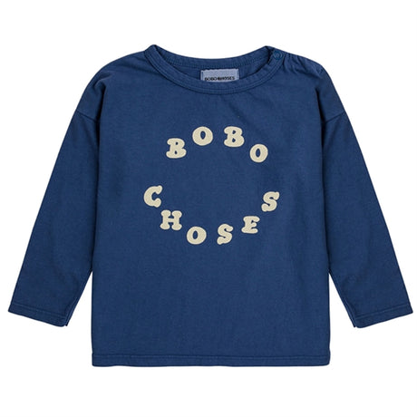 Bobo Choses Bebis Bobo Choses Circle Blus Navy Blue