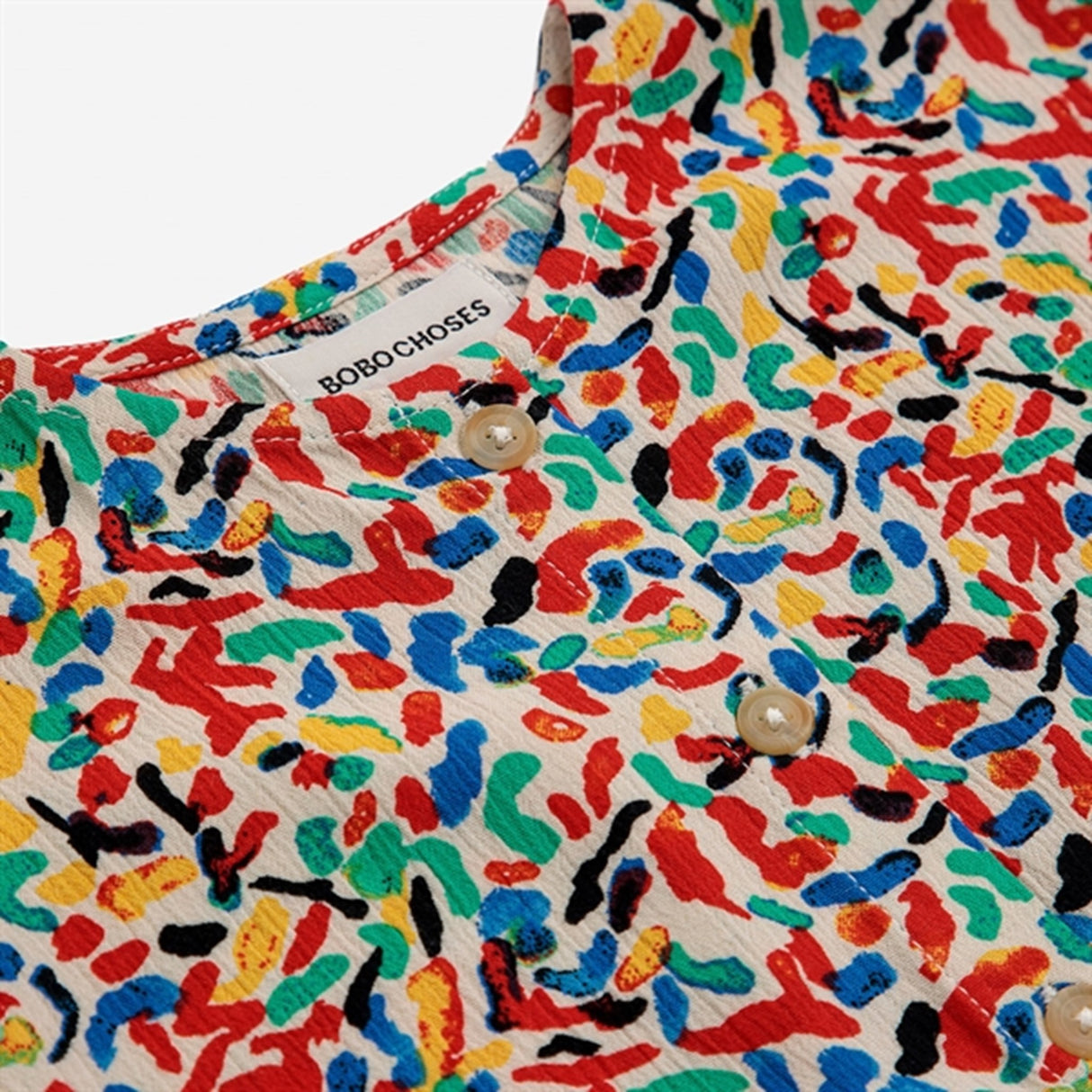 Bobo Choses Bebis Confetti All Över Woven T-shirt Multicolor 4