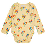 Bobo Choses Bebis Fireworks All Över Body Long Sleeve Light Yellow