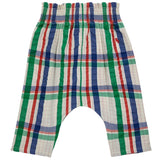 Bobo Choses Bebis Madras Checks Woven Harem Baggy Byxor Multicolor