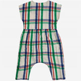 Bobo Choses Bebis Madras Checks Woven Overall Short Sleeve Multicolor 6