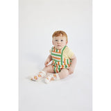 Bobo Choses Bebis Vertical Stripes Woven Romper Offwhite 6